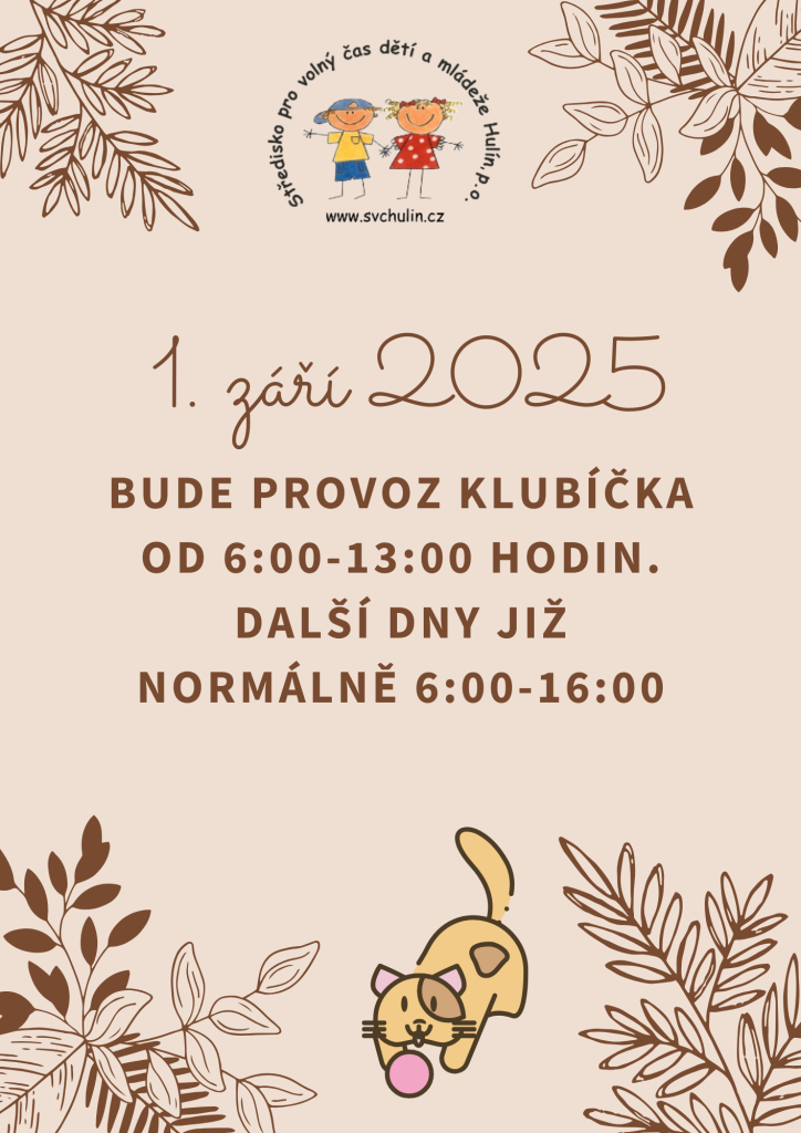 První školní den : )