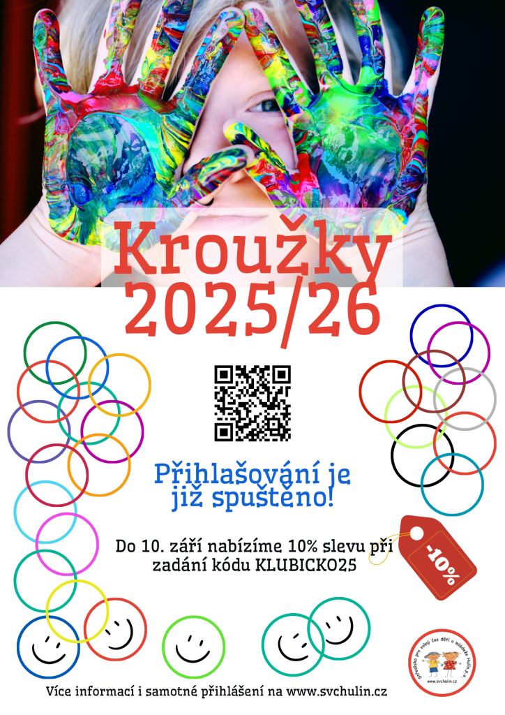Přihlašování do kroužků je spuštěno! : )