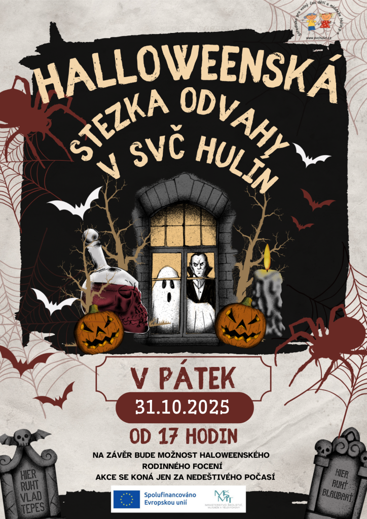 Haloweenská stezka odvahy v SVČ Hulín