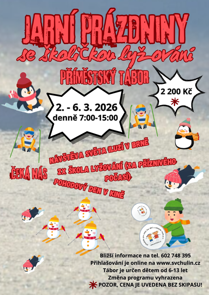Jarní prázdniny se školičkou lyžování