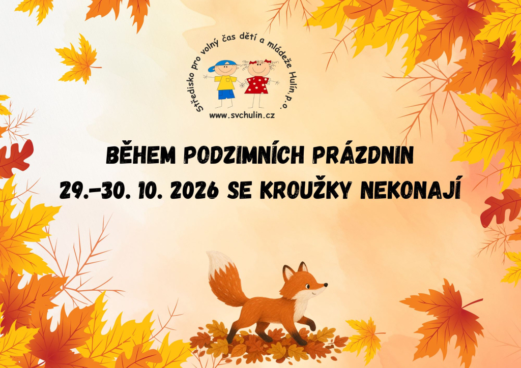 Podzimní prázdniny 2026