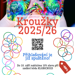 Přihlašování do kroužků je spuštěno! : )
